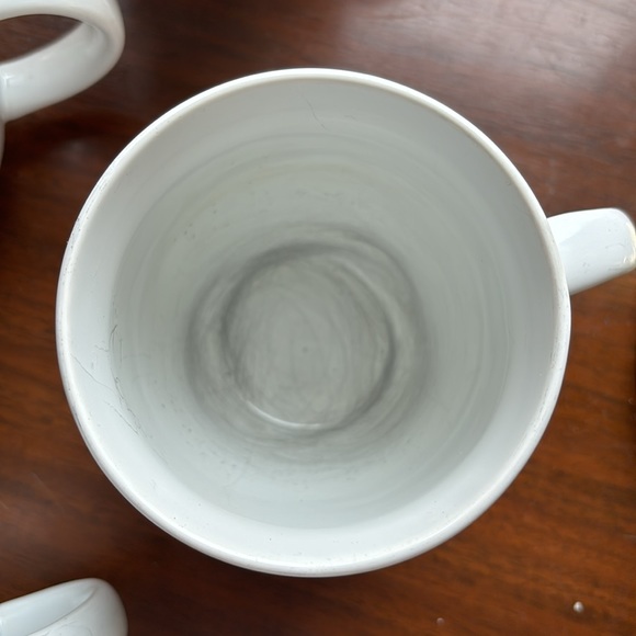 5 white Threshold Mugs - Picture 7 of 12